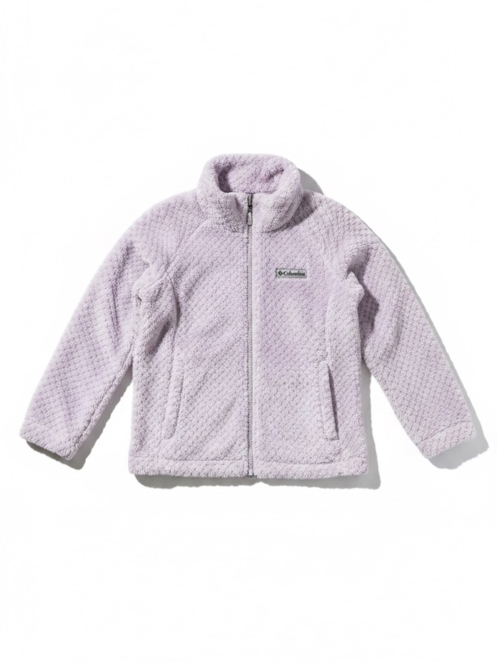 Columbia Interchange Plush Sherpa Fleece Jacket Cozy Pink Girls XS (6/6X)